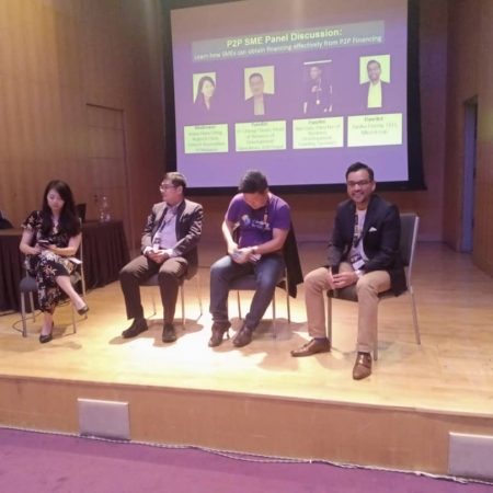 SCxSC Fintech 2019 - microLEAP's booth and CEO as a panel speaker